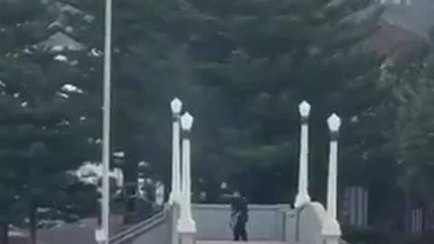 Muslim Father son shooting in Australia, son shot on bridge, strange chaos ensues after