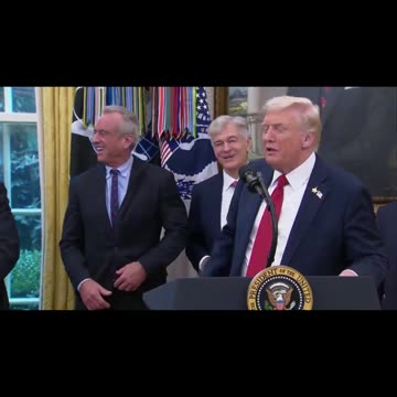 Trump Jokes About Catching COVID in Oval Office After Kennedy Sneezes 🤣 | #Trump #Politics