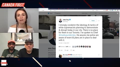 Faith Goldy Interview Talking About Toronto Pegida Rally