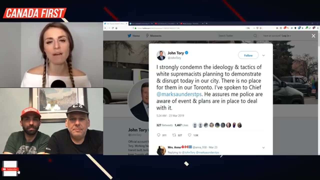 Faith Goldy Interview Talking About Toronto Pegida Rally