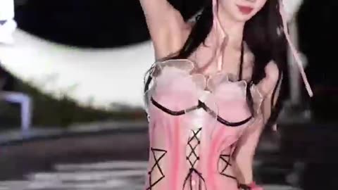 Daily Beauty EP 273 | Light Peach Pink Bathing Suit Enthralling Model Pose