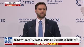 'THREAT FROM WITHIN': VP Vance issues warning to European leaders