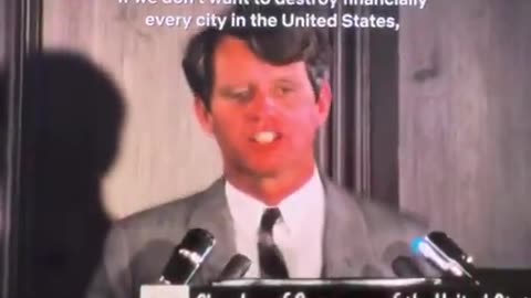 Robert F. Kennedy (Democrat), 1968, exposes his own party's