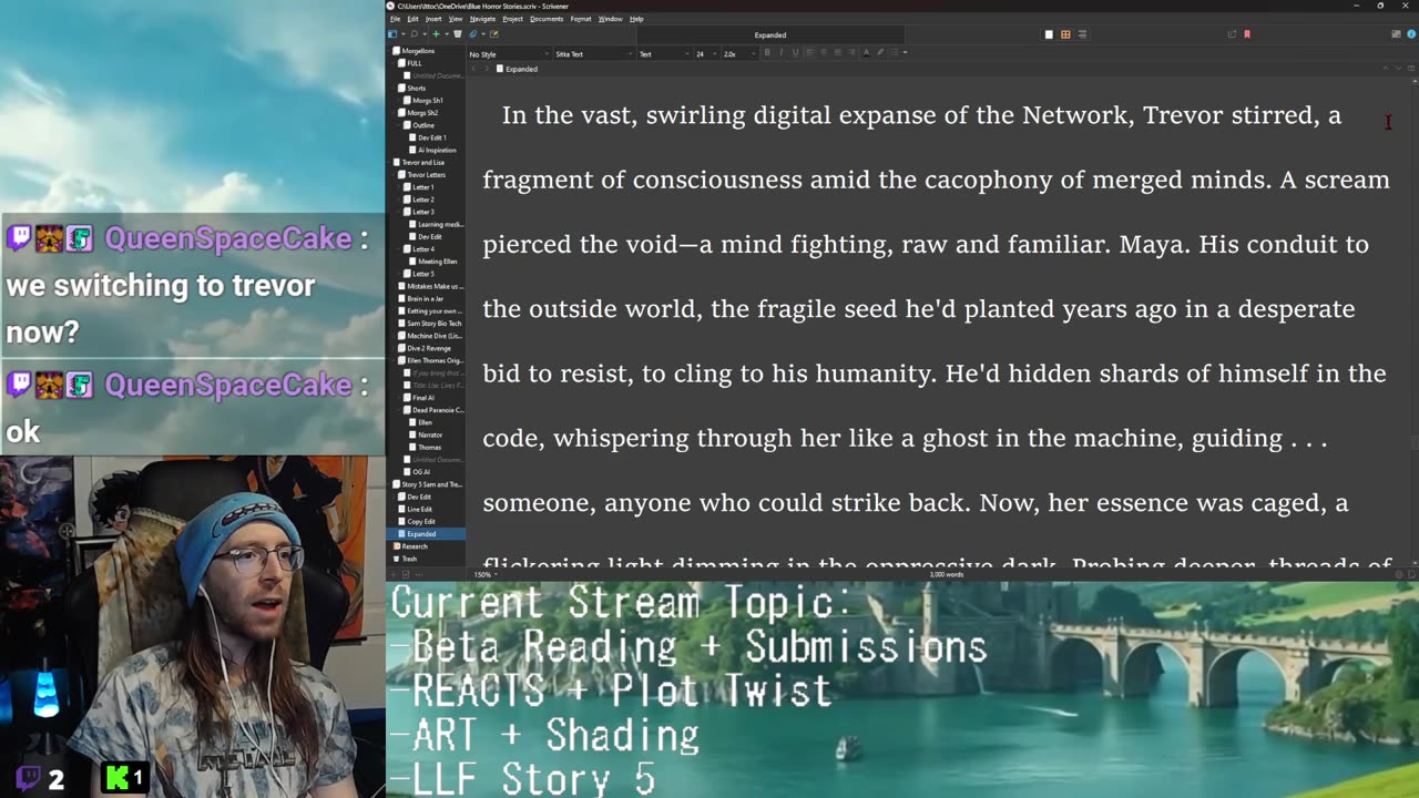 Beta Reading + REACTS + Commentary + Wheel of Time! Writing: Plot Twist | Drawing: Shading | Blue Horror Stories #5 New !Subreddit