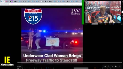 NEAR NAKED CHICK ON THE 215! Hegseth Lights it up! Free Beer on the 210!