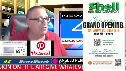NCTV45 NEWSWATCH MORNING SAT OCT 4 2025 WITH ANGELO PERROTTA