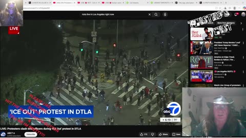 LIBTARD TERRORISTS RIOTING IN DOWNTOWN LA: Anti-ICE Chaos Erupts on 1/30/26!!