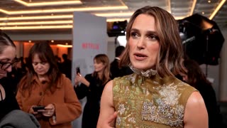 Keira Knightley premieres 'The Woman in Cabin 10' in London