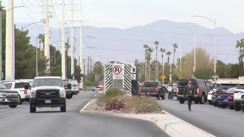 Officer fires weapon while responding to scene in east Las Vegas, LVMPD says