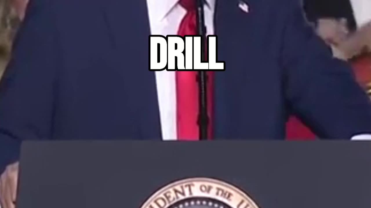 President Donald Trump: Drill, Baby, Drill!