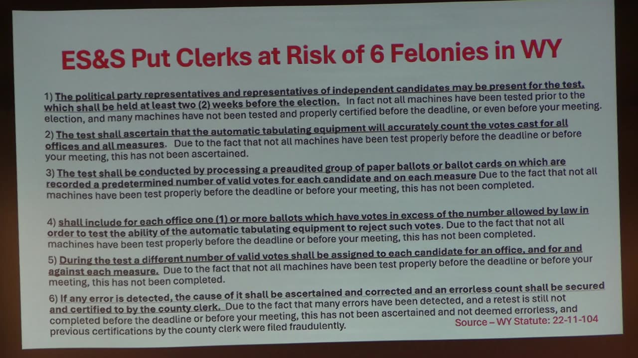 A Discussion of Wyoming Elections