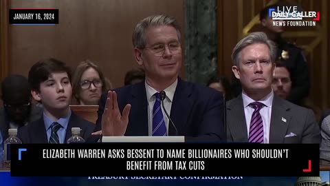 Elizabeth Warren Asks Bessent To Name Billionaires Who Shouldn’t Benefit From Tax Cuts