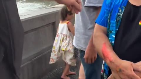 In Europe, an LGBT activist doesn't want to hear Islamic prayers and so he knocks down