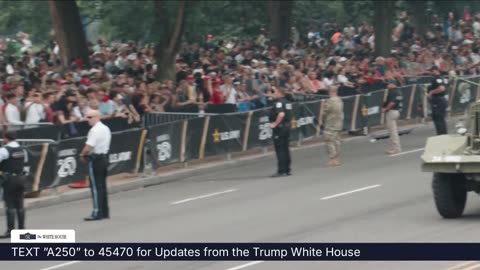 President Trump Participates in the 250th Anniversary of the U.S. Army Grand Military Parade