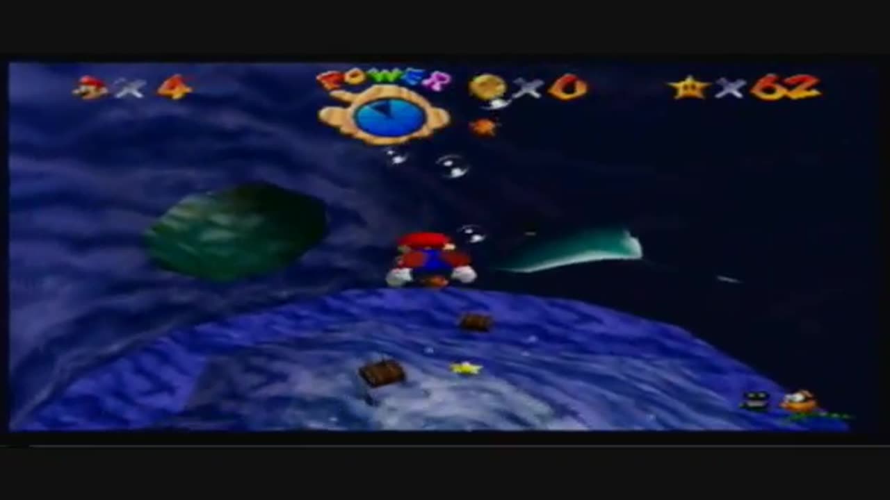 Super Mario 64 - Dire Dire Docks - The Manta Rays Reward