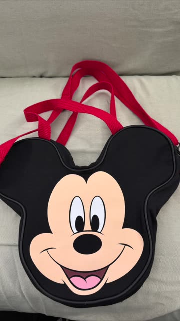 Disney Parks Mickey Mouse Cross Body Canvas Bag #shorts
