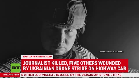 RT crew narrowly escapes deadly Ukrainian drone strike on journalists