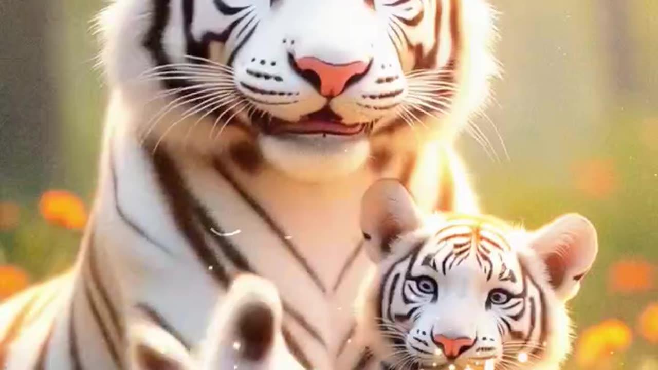 Tiger in Training: A Baby's Ingenious Playtime!"