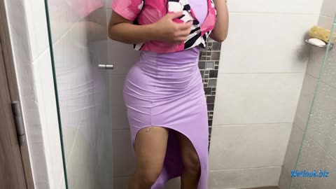Ruby in the Shower | Wetlook Outfit Transformation