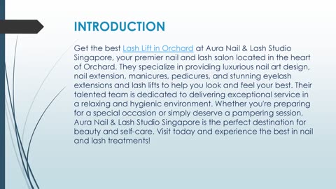 Get the best Lash Lift in Orchard