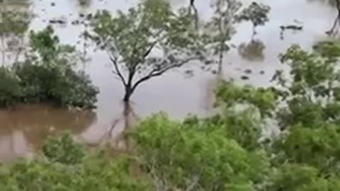 Flooded FNQ Australia... brought to you by UN and Aust Govcorp Thugs