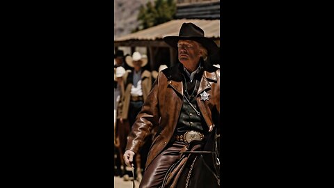 Donald Trump as a spaghetti western cowboy!