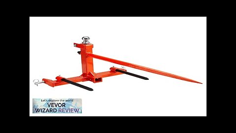 VEVOR 49" Hay Spear Bale Spears 1600lbs Loading Capacity Three-Point Hitch Tractor Review