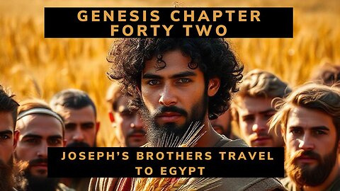 Genesis Chapter 42 Bible Study: Joseph's Brothers Travel To Egypt