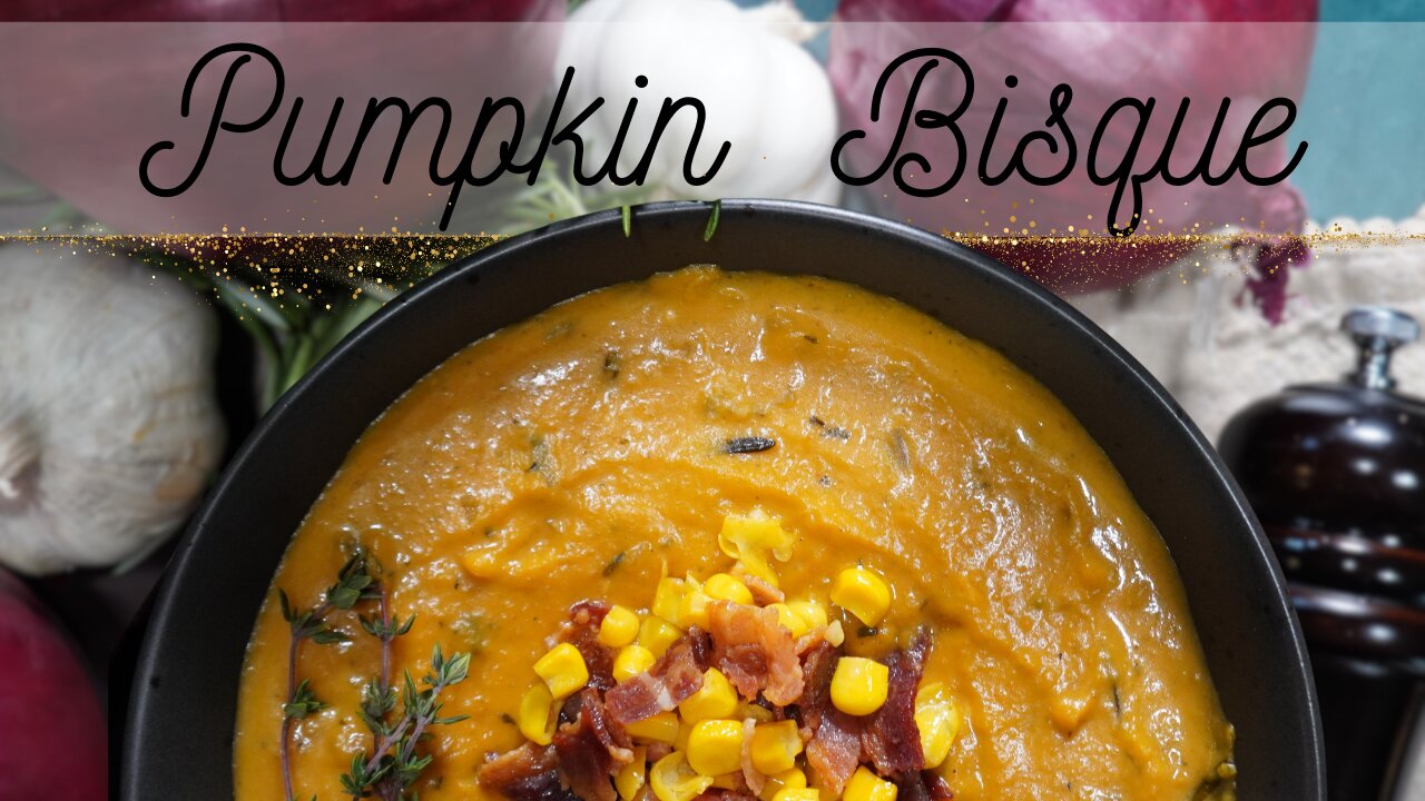 Warm & Cozy Pumpkin Bisque with Bacon Recipe | Comforting Fall Soup