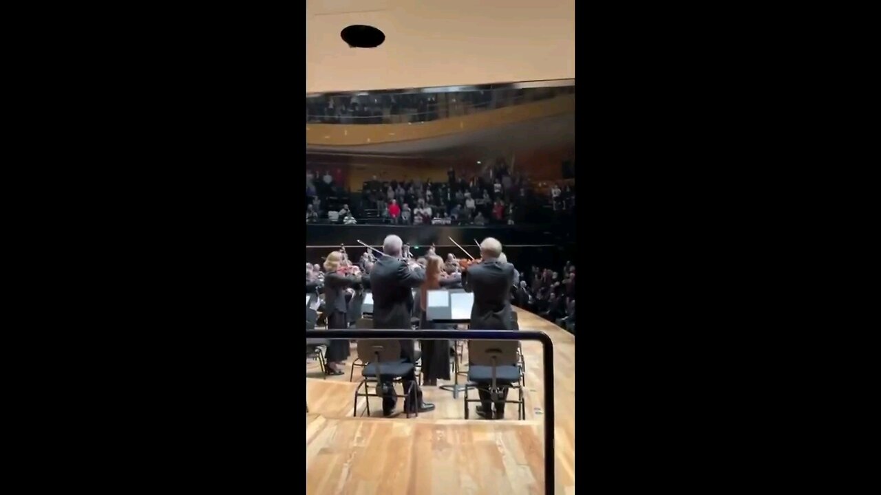 Tеrror supporters igniting fires and causing chaos at the Israeli Philharmonic in Paris.