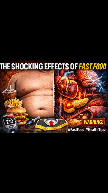 The Shocking Effects of Fast Food on Your Body in 30 Seconds