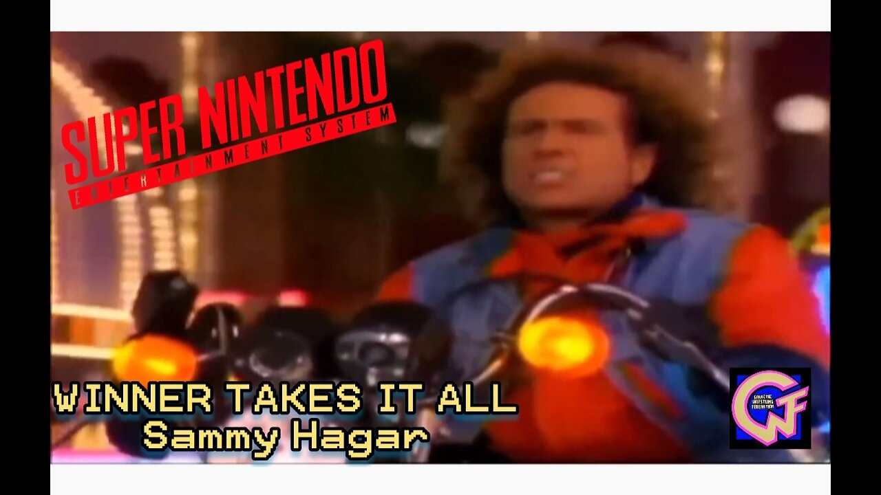 "Winner Takes It All" by Sammy Hagar on PC Engine (16 Bit Music Video)