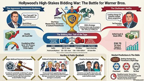 Paramount's Hostile Bid For Warner Bros. Discovery