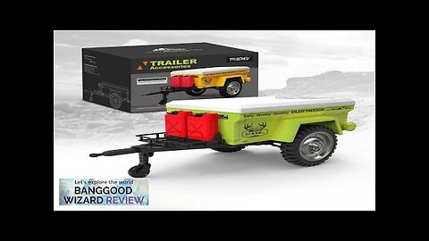 HG TRASPED HG4-54 Trailer Accessories for SUZUKI JIMNY HG4-53 1/16 RC Cars Review