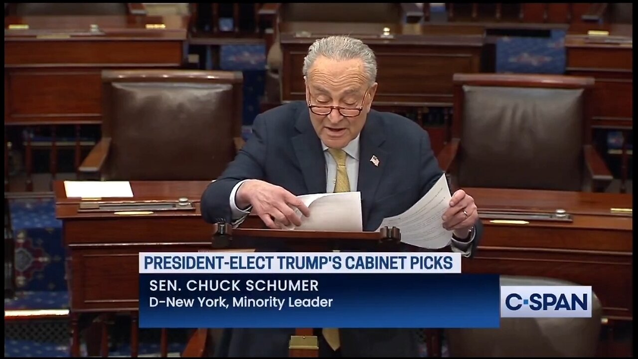 Sen Chuck Schumer Calls Pete Hegseth Radical, Unqualified