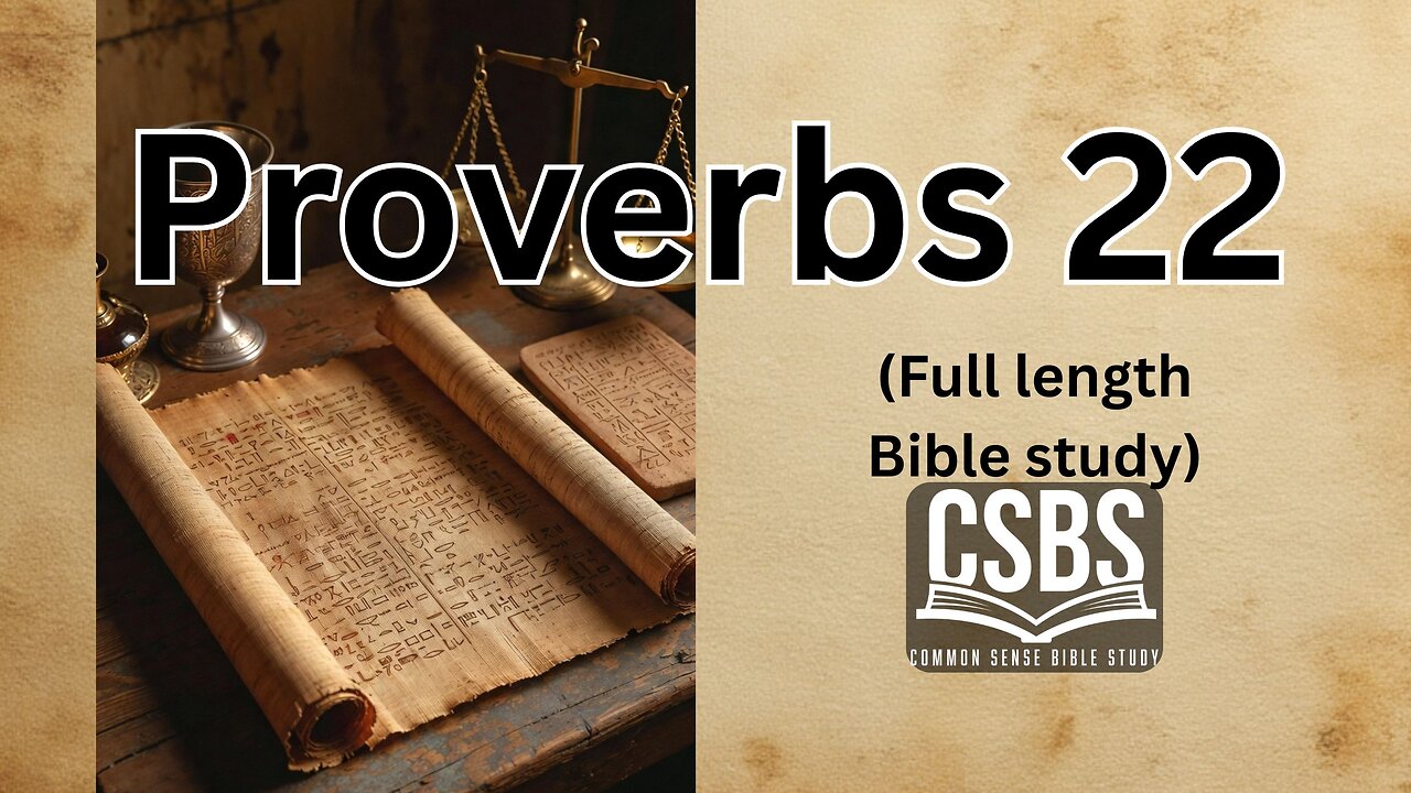 Proverbs 22 with CSBS (full version)