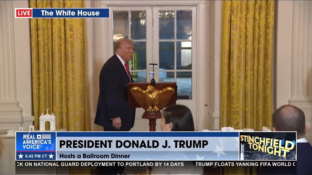 Trump Shows Off Construction Of The Trump Funded White House Ballroom