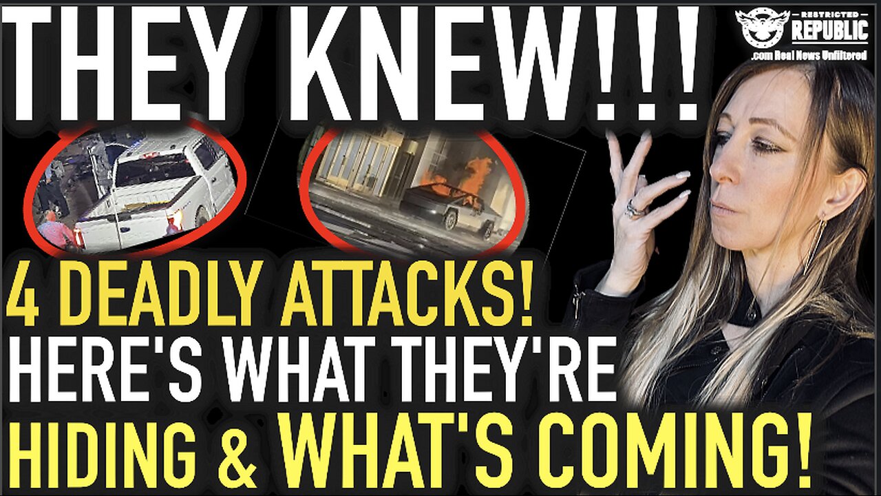 THEY KNEW! 2025 & BANG! 4 Deadly Attacks! Here’s What They’re Hiding & What’s COMING!