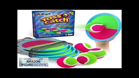 Ayeboovi Toss and Catch Ball Game Outdoor Toys for Kids Beach Toys Review