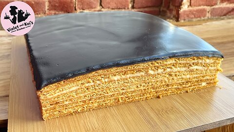 Magnificent Honey-Custard Cake: Bake this sweet treat for your family!✨