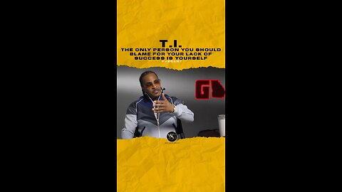 @tip The only person you should blame for your lack of success is yourself.