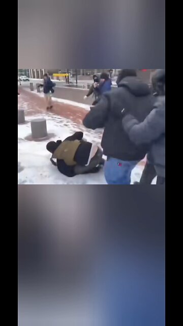 The Same Psychopath Hit Jake Lang in his head TWICE