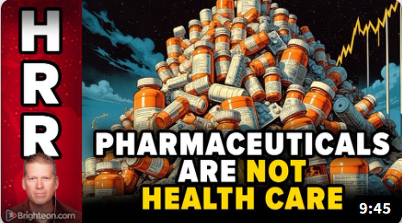 Pharmaceuticals are NOT health care, and making them cheaper won't make America HEALTHY again