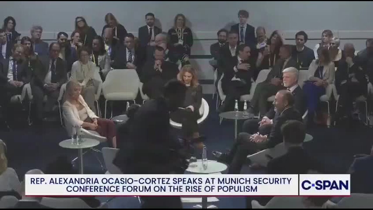 AOC Delivers Word Salad at the Munich Security Conference