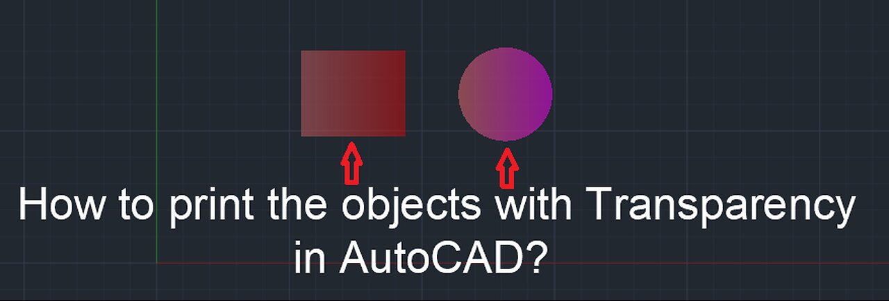 Autocad Print Transparency | Autocad plot with transparency