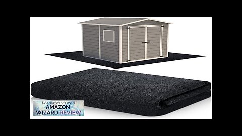 Haull Outdoor Storage Shed Floor Mat Waterproof Outdoor Carport Mat Thickened Soft Review