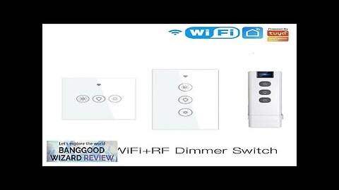 MoesHouse WiFi RF Smart Light Dimmer Switch 2/3Way Muilti-Control Smart Life/Tuya APP Review