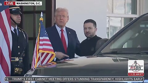 BREAKING: President Trump welcomes Ukraine President Zelensky to the White House