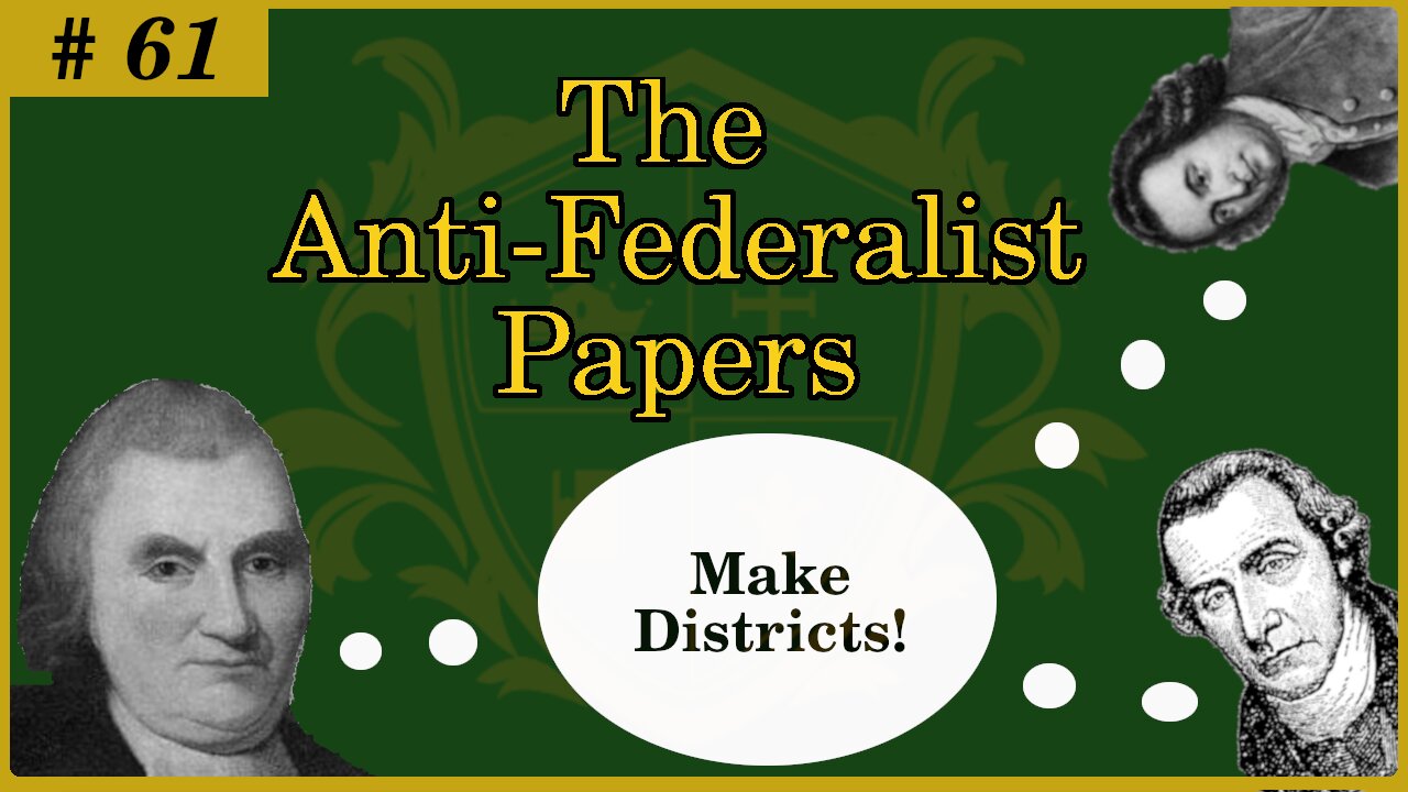 🟢 Make Districts; the current ratio is unrepresentative; the senators will be too distant 🟢