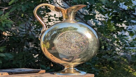 How to Polish an Antique Brass Pitcher to a Mirror Finish